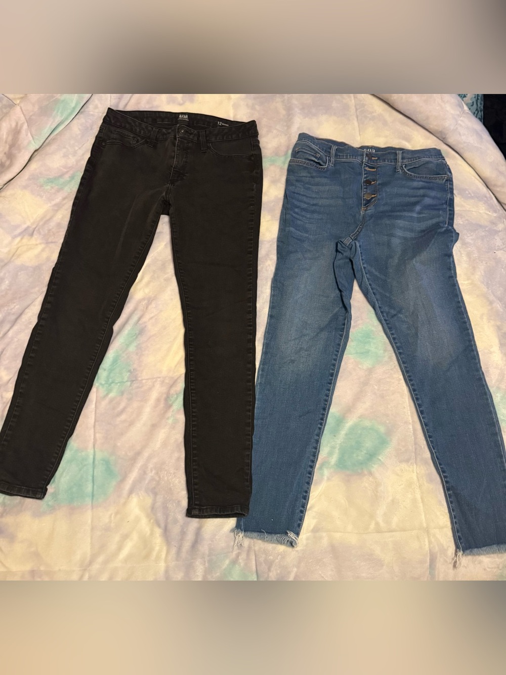 a.n.a Black & medium blue Skinny Jeans
